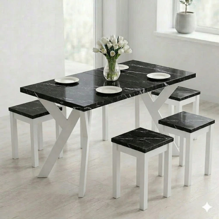 Stół rozsuwany 80 x 140/190cm blat 3,6cm Dąb Craft PROMOCJA Kod: 6704/1