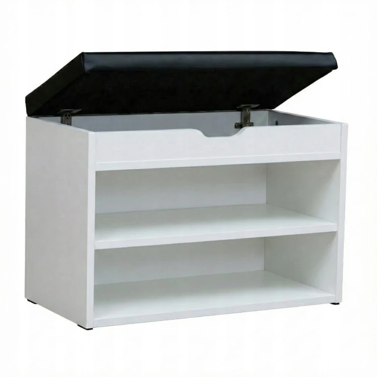 Szafka na buty z siedziskiem 70 cm Biały Alaska PROMOCJA Kod: 5165