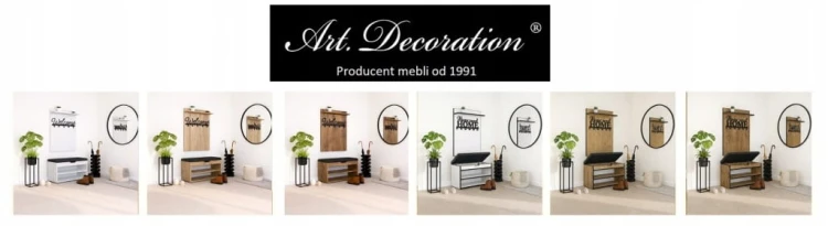 Szafka na buty z siedziskiem 70 cm Dąb Craft MIX PROMOCJA Kod: 5165