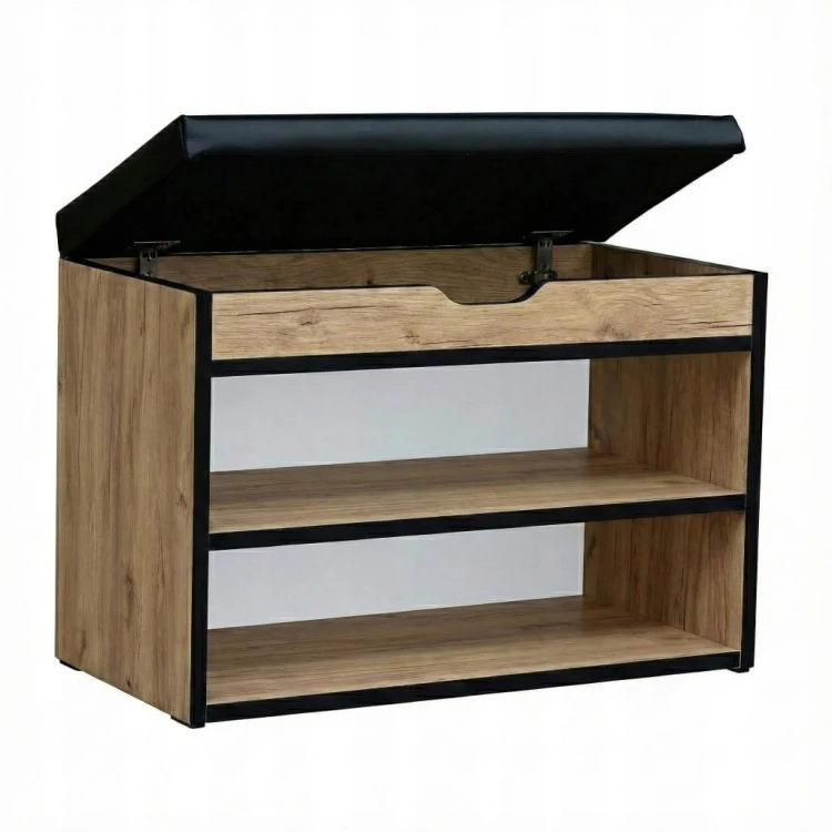 Szafka na buty z siedziskiem 70 cm Dąb Craft MIX PROMOCJA Kod: 5165