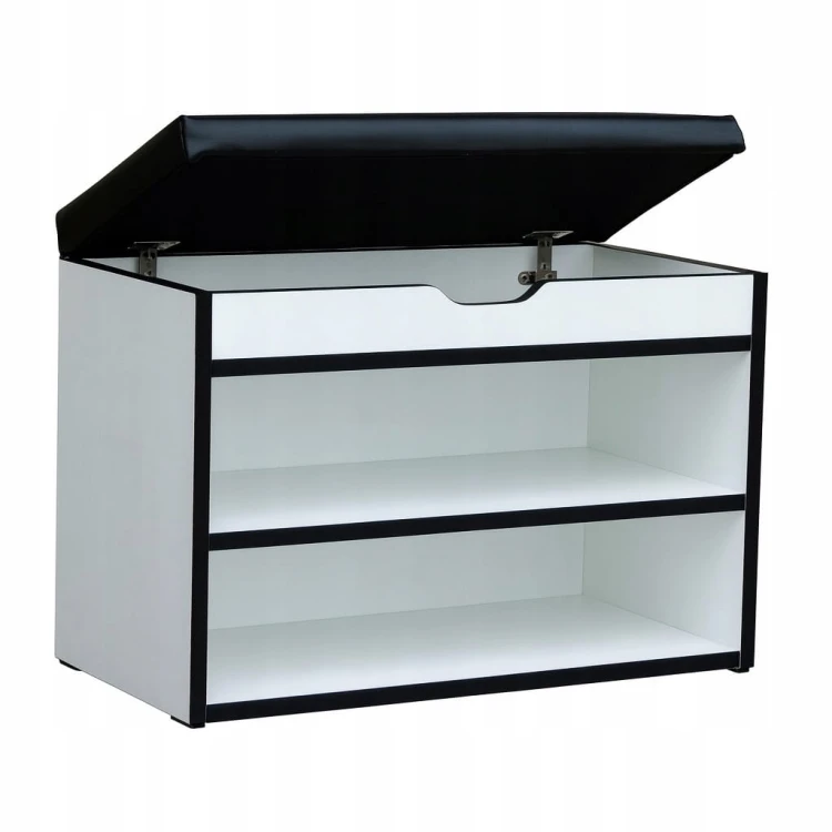 Szafka na buty z siedziskiem 70 cm Biały Alaska MIX PROMOCJA Kod: 5165