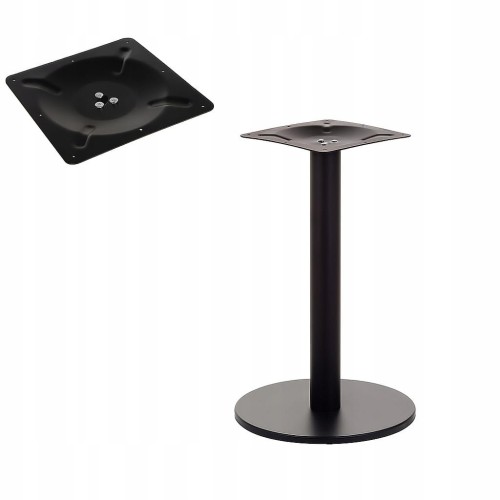 Noga do stolika okrągła 40 cm okrągła Czarna Metal PROMOCJA Kod: 7047