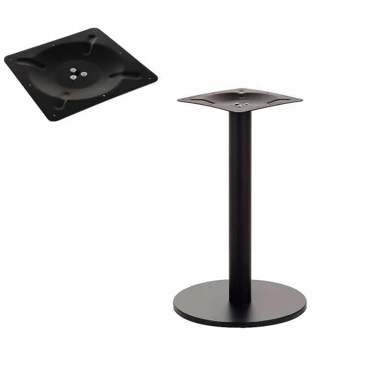 Noga do stolika okrągła 40 cm okrągła Czarna Metal PROMOCJA Kod: 7047