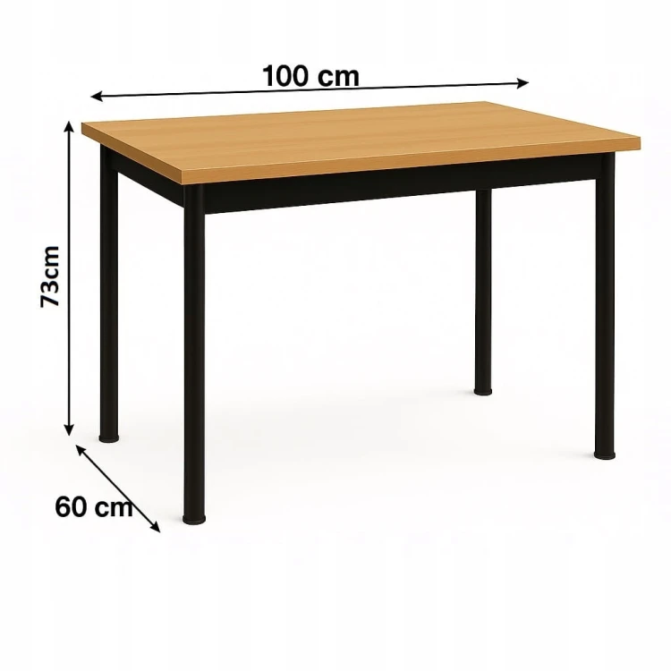 Stół blat do kantu 60 x 100cm blat grub. 18mm Dąb Craft PROMOCJA Kod: 6211K