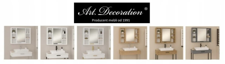 Szafka łazienkowa wisząca Półka 60 cm Biały Alaska PROMOCJA Kod: 5265