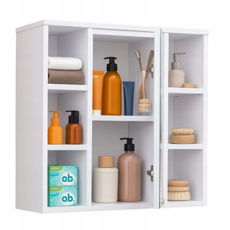 Szafka łazienkowa wisząca Półka 60 cm Biały Alaska PROMOCJA Kod: 5265