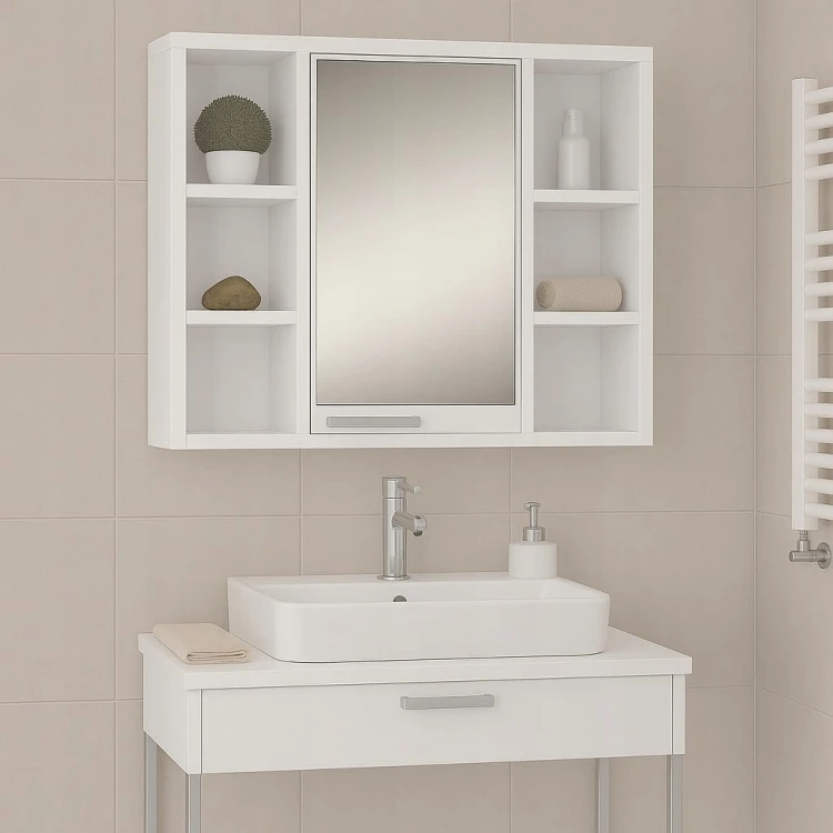 Szafka łazienkowa wisząca Półka 60 cm Biały Alaska PROMOCJA Kod: 5265