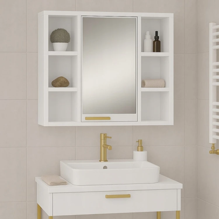 Szafka łazienkowa wisząca Półka 60 cm Biały Alaska PROMOCJA Kod: 5265