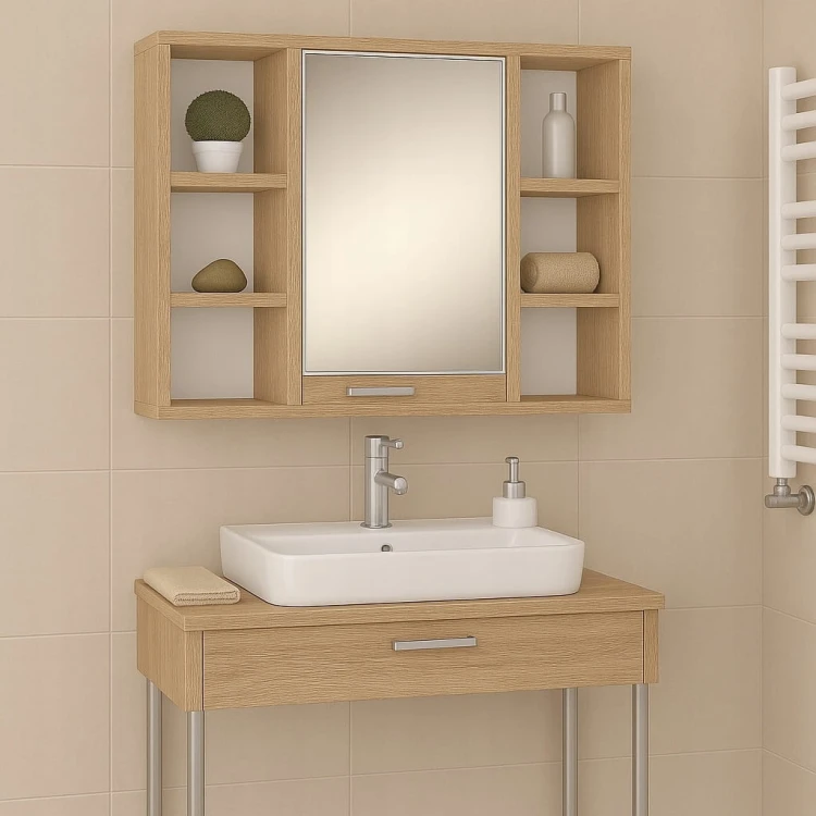 Szafka łazienkowa wisząca Półka 60 cm Biały Alaska PROMOCJA Kod: 5265