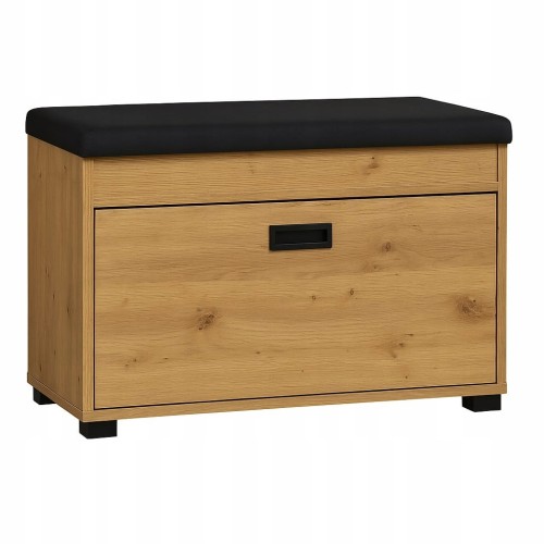 Szafka na buty z siedziskiem 70 cm Dąb Craft Złoty PROMOCJA Kod: 5410