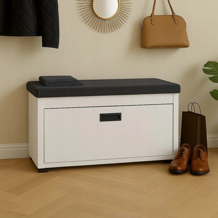 Szafka na buty z siedziskiem 70 cm Dąb Craft Złoty PROMOCJA Kod: 5410