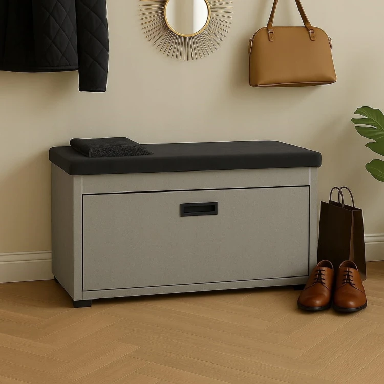 Szafka na buty z siedziskiem 70 cm Dąb Craft Złoty PROMOCJA Kod: 5410