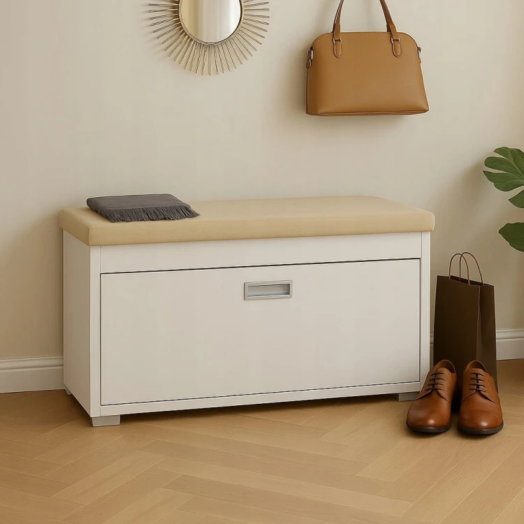 Szafka na buty z siedziskiem 70 cm Dąb Craft Złoty PROMOCJA Kod: 5410