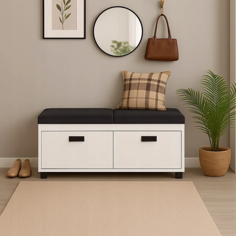 Szafka na buty z siedziskiem 100 cm Dąb Craft Złoty PROMOCJA Kod: 5411