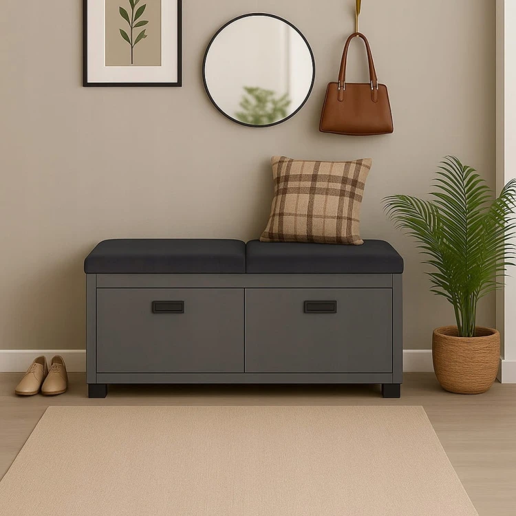 Szafka na buty z siedziskiem 100 cm Dąb Craft Złoty PROMOCJA Kod: 5411