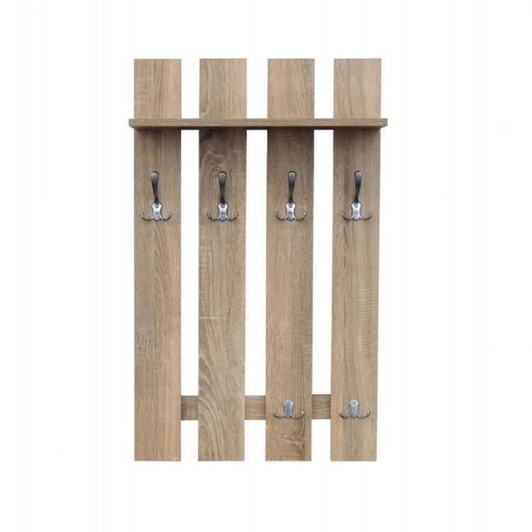 Wieszak na ubrania Garderoba 60cm x 100cm Dąb Sonoma PROMOCJA Kod: 5337