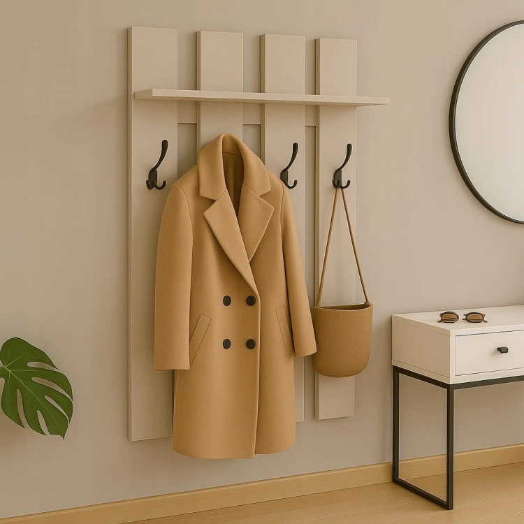 Wieszak na ubrania Garderoba 60cm x 100cm Dąb Sonoma PROMOCJA Kod: 5337