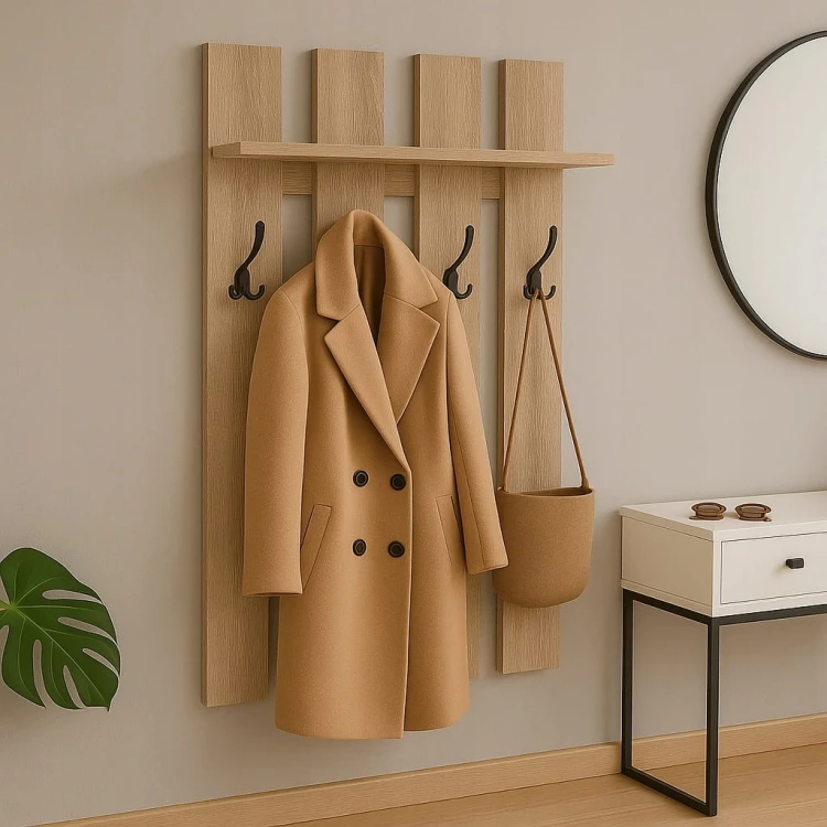 Wieszak na ubrania Garderoba 60cm x 100cm Dąb Sonoma PROMOCJA Kod: 5337