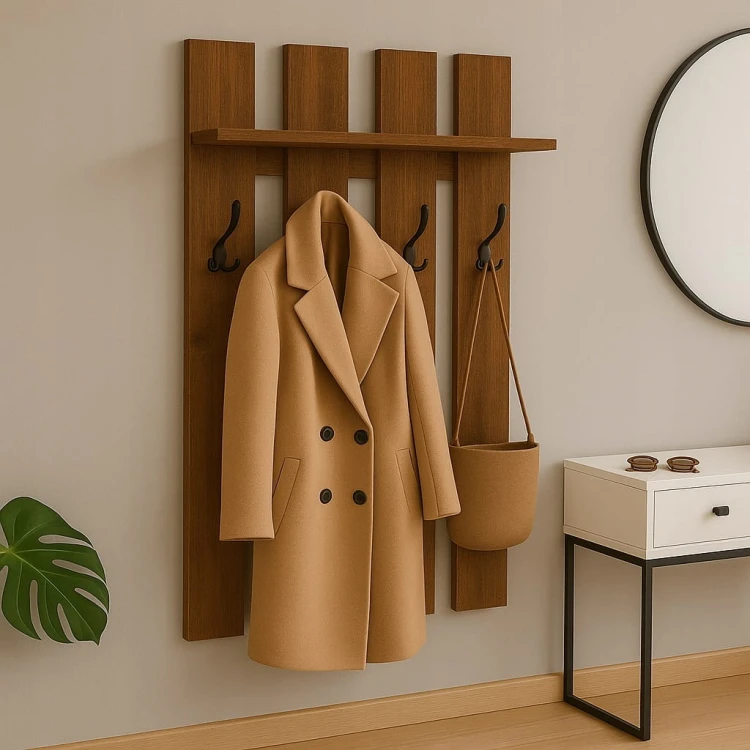 Wieszak na ubrania Garderoba 60cm x 100cm Dąb Sonoma PROMOCJA Kod: 5337