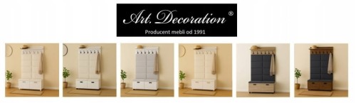 Zestaw do przedpokoju Szafka na buty Wieszak 100 cm Dąb Craft Kod: P5016