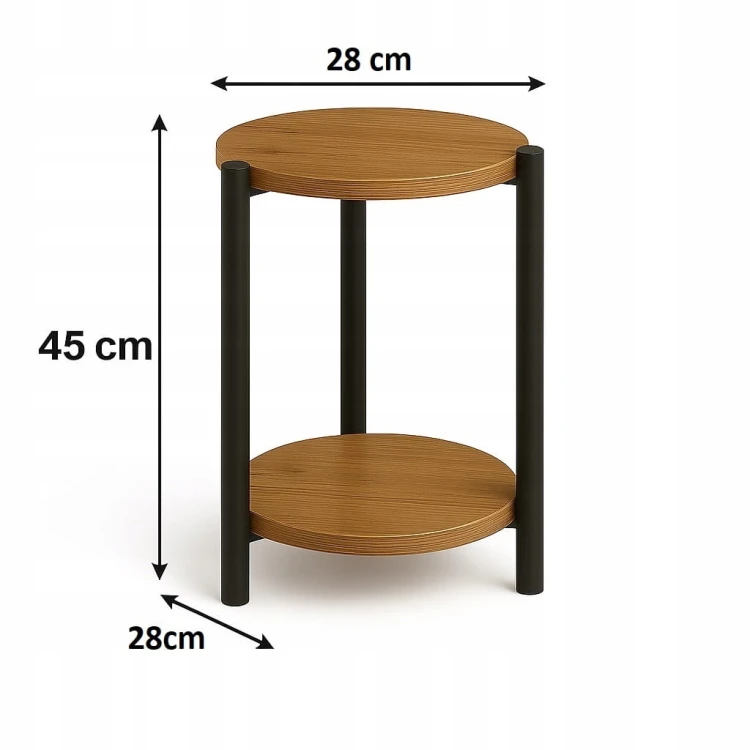 Kwietnik Stojący Stojak na Kwiaty Zestaw Dąb Craft Metal PROMOCJA Kod: 6700