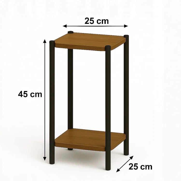 Kwietnik Stojący Stojak na Kwiaty Zestaw Dąb Craft Metal PROMOCJA Kod: 6701