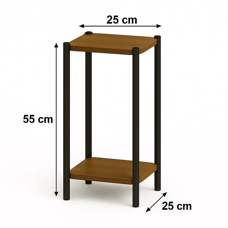 Kwietnik Stojący Stojak na Kwiaty Zestaw Dąb Craft Metal PROMOCJA Kod: 6701