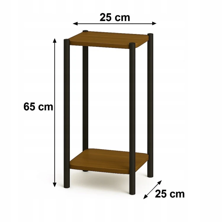 Kwietnik Stojący Stojak na Kwiaty Zestaw Dąb Craft Metal PROMOCJA Kod: 6701