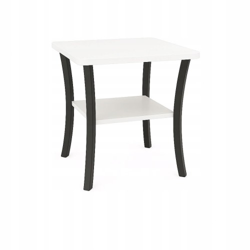 Stolik okolicznościowy kwadratowy 50cm metal Biały Alaska PROMOCJA Kod:6672