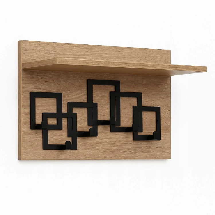 Wieszak na ubrania Garderoba 40cm x 60cm Dąb Sonoma PROMOCJA Kod: 5369