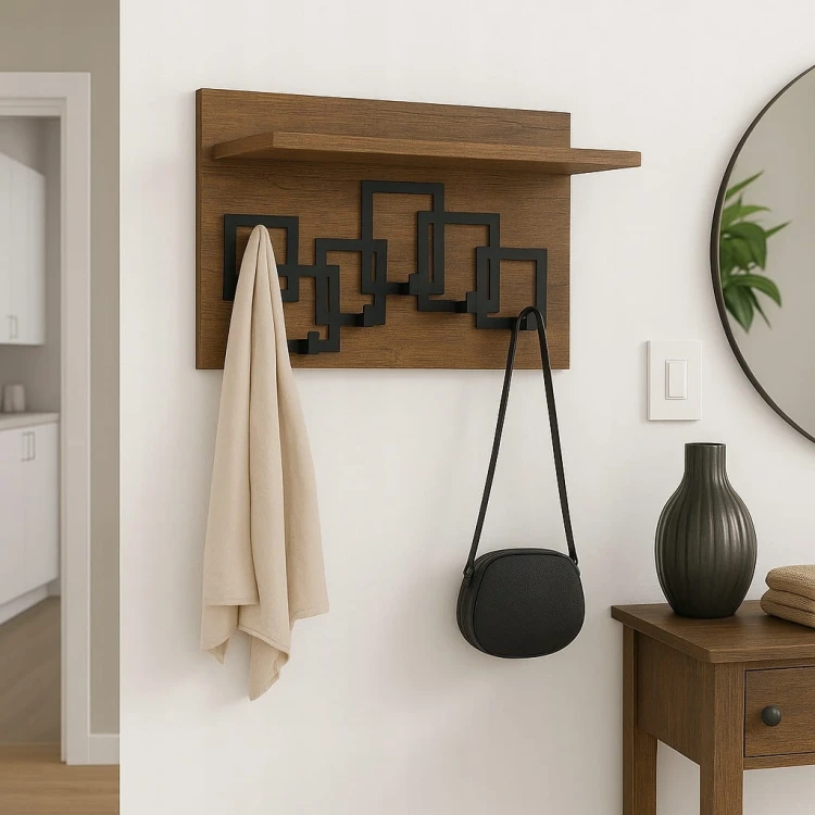 Wieszak na ubrania Garderoba 40cm x 60cm Dąb Sonoma PROMOCJA Kod: 5369