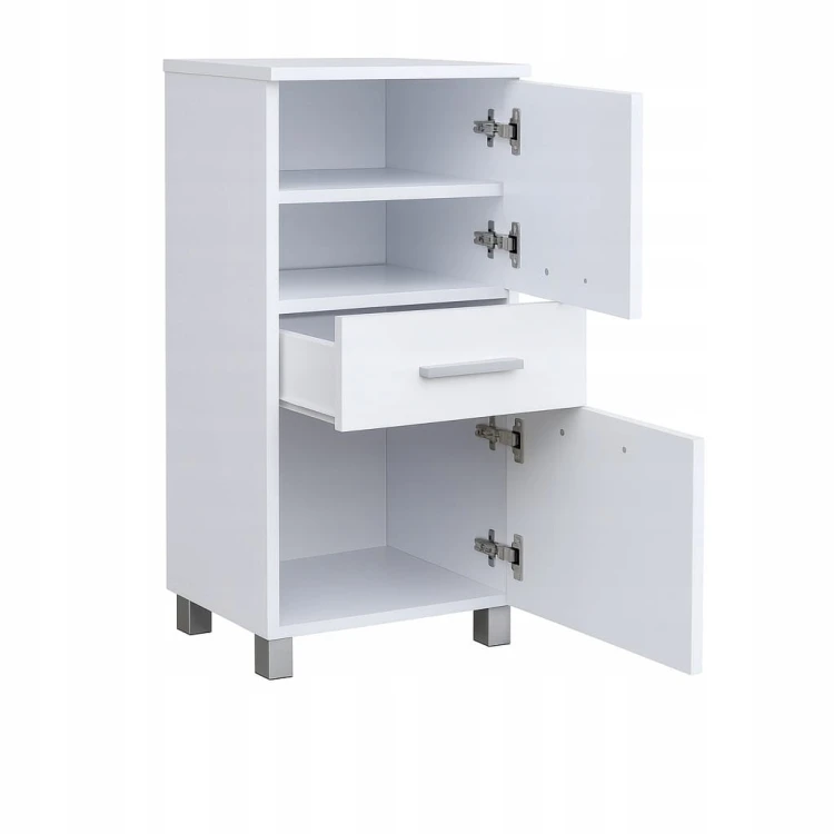 Szafka Słupek łazienkowy PRAWY na nóżkach wysoki połysk PROMOCJA Kod: 6822P