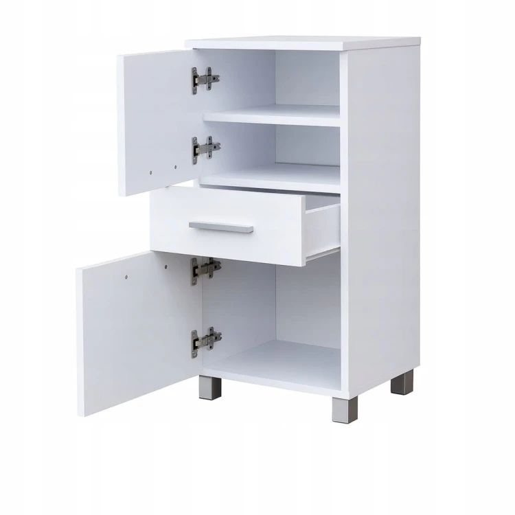 Szafka Słupek łazienkowy LEWY na nóżkach wysoki połysk PROMOCJA Kod: 6822L