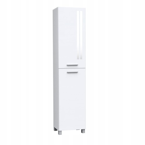 Szafka Słupek łazienkowy z koszem na nóżkach połysk PROMOCJA Kod: 6422K