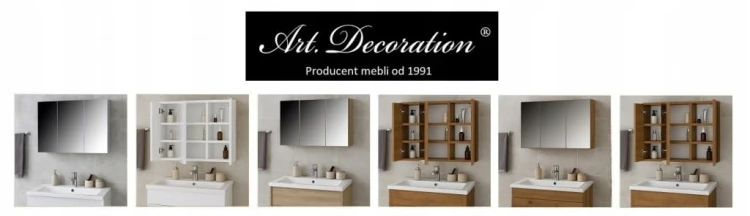 Szafka łazienkowa wisząca Półka 80cm Biała Alaska PROMOCJA Kod: 5302