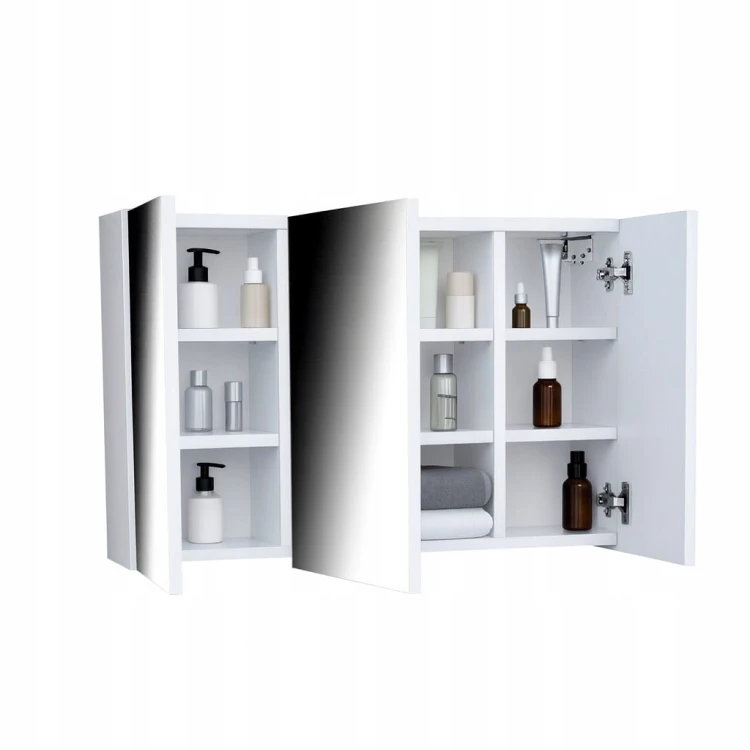 Szafka łazienkowa wisząca Półka 80cm Biała Alaska PROMOCJA Kod: 5302