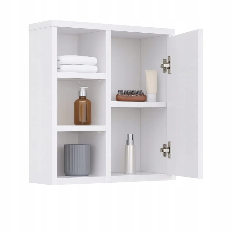 Szafka łazienkowa wisząca Półka 50 cm Biały Alaska PROMOCJA Kod: 5263