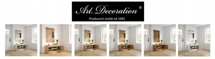 Wieszak na ubrania Garderoba 60cm x 100cm Biała Alaska PROMOCJA Kod: 5338