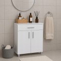 Szafka łazienkowa stojąca na nóżkach 60 cm Biała Alaska PROMOCJA Kod: 5821