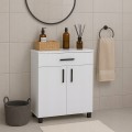 Szafka łazienkowa stojąca na nóżkach 60 cm Biała Alaska PROMOCJA Kod: 5821
