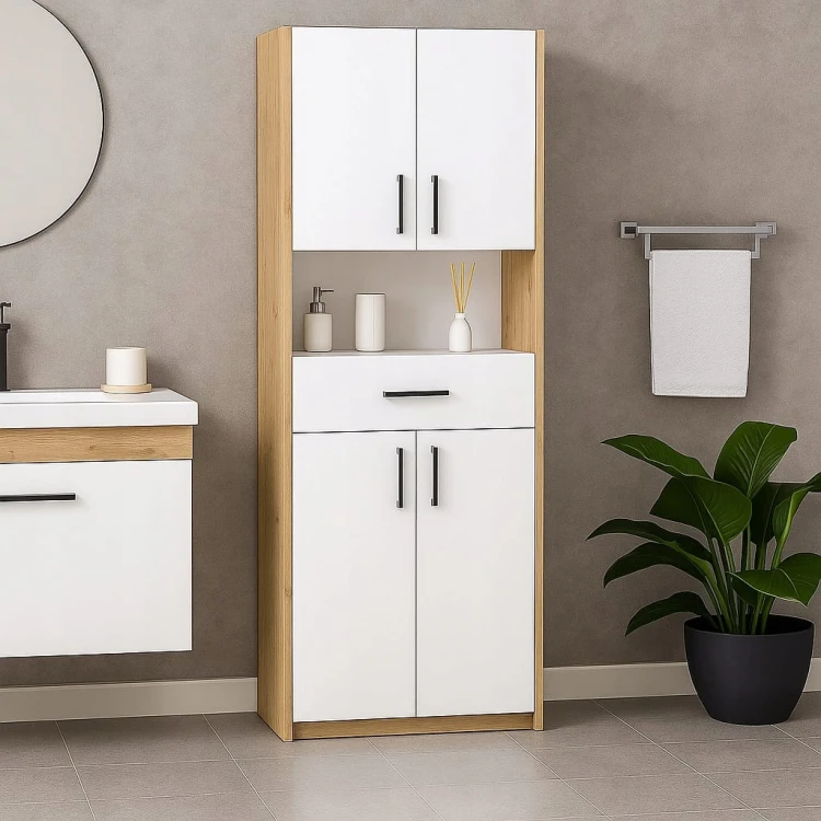 Szafka łazienkowa stojąca 60cm Biała Alaska PROMOCJA Kod: 5297