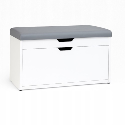 Szafka na buty z siedziskiem 70 cm Biała Alaska Promocja Kod:5127