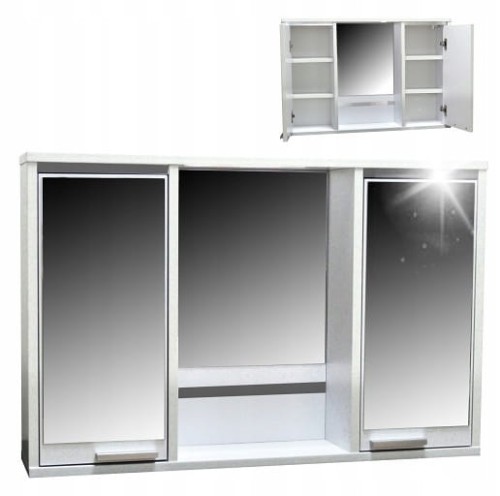 Szafka łazienkowa wisząca Półka 92 cm Biały Alaska PROMOCJA Kod: 5262A