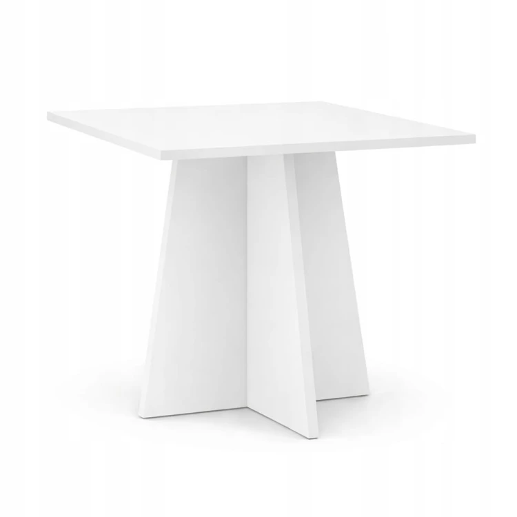 Stół stolik kawowy kwadrat z płyty 100cm Biały Alaska PROMOCJA Kod: 5549