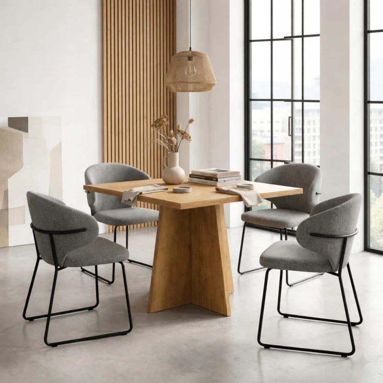 Stół stolik kawowy kwadrat z płyty 60cm Dąb Craft MIX PROMOCJA Kod: 5547