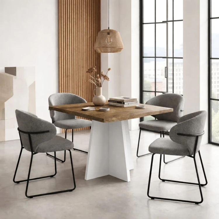 Stół stolik kawowy kwadrat z płyty 60cm Dąb Craft MIX PROMOCJA Kod: 5547