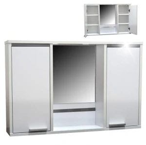 Szafka łazienkowa wisząca Półka 92 cm Biały Alaska PROMOCJA | ArtD Home