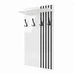Wieszak ścienny 60 cm na ubrania, nowoczesne Lamele, do przedpokoju I ArtDHome