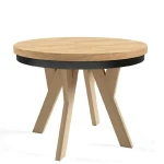 Stół 120 cm okrągły nierozkładany, blat 3,6 cm, nogi Drewniane „ Y ” I ArtDHome  
