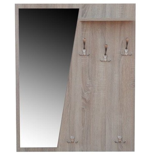 Wieszak z lustrem szer. 80cm